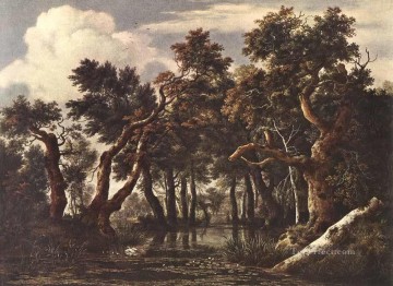 森の中の湿地 ジェイコブ・アイサクゾーン・ファン・ロイスダール Oil Paintings